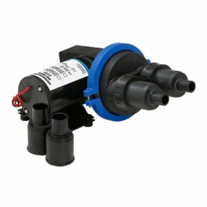 Image 1: Albin Group Compact Waste Water Diaphragm Pump - 22L(5.8GPM) - 24V