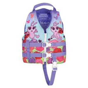 Image 1: Full Throttle Water Buddies Life Vest - Child 30-50lbs - Ladybug