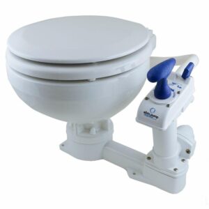 Image 1: Albin Group Marine Toilet Manual Compact
