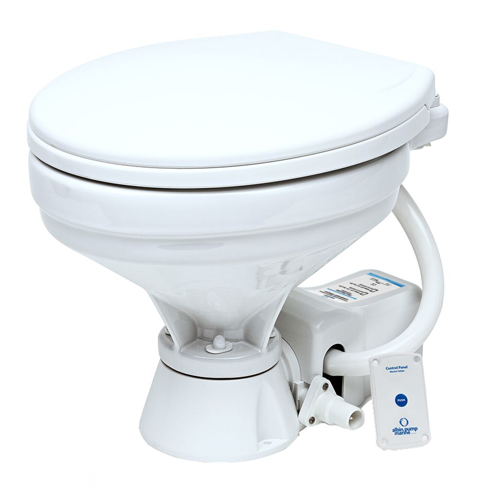 Image 1: Albin Group Marine Toilet Standard Electric EVO Comfort - 12V