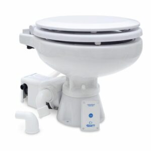 Image 1: Albin Group Marine Toilet Standard Electric EVO Compact Low - 12V