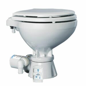Image 1: Albin Group Marine Toilet Silent Electric Compact - 24V
