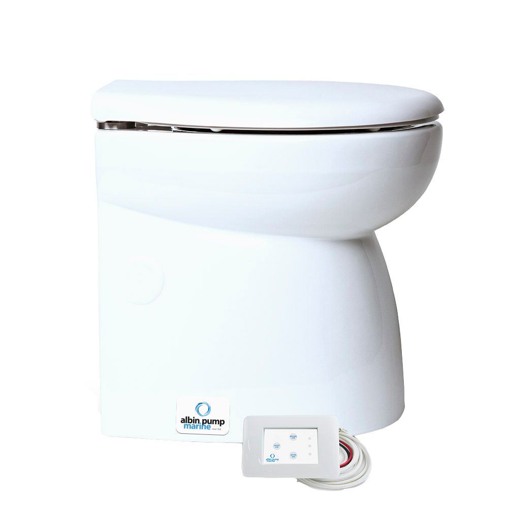 Image 1: Albin Group Marine Toilet Silent Premium - 12V