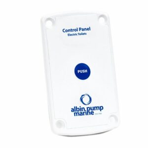 Image 1: Albin Group Marine Control Panel Standard Electric Toilet