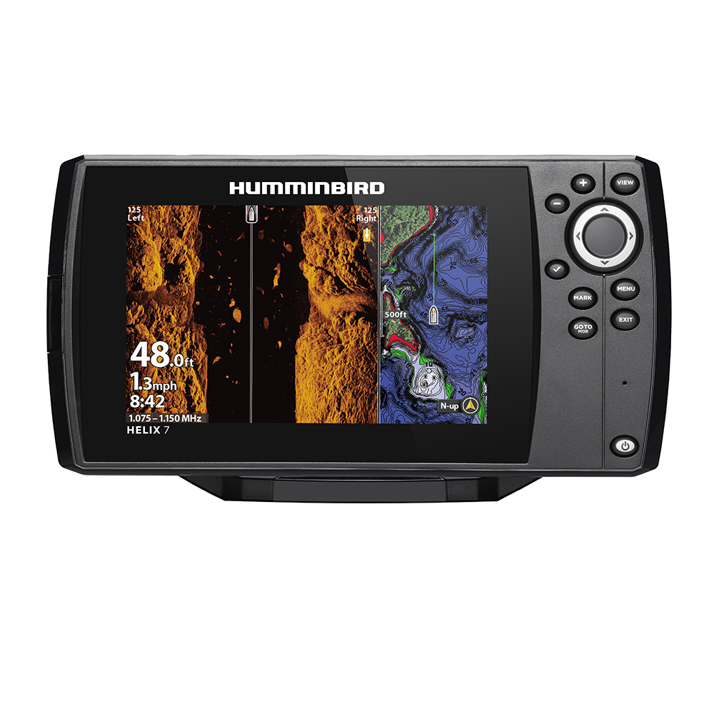 Image 1: Humminbird HELIX® 7 CHIRP MEGA SI Fishfinder/GPS Combo G3N w/Transom Mount Transducer