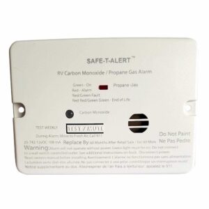 Image 1: Safe-T-Alert Combo Carbon Monoxide Propane Alarm - Flush Mount - Mini - White