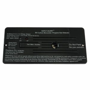 Image 1: Safe-T-Alert Combo Carbon Monoxide Propane Alarms Flush Mount - Black
