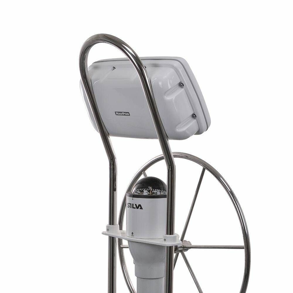 Image 1: NavPod GP2080-17 SystemPod Pre-Cut f/Simrad NSS9 evo3/B&G Zeus3 9 & 2 Instruments (Simrad IS42/B&G Triton2/AP44 Square Hole) f/12” Wide Guard