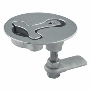 Image 1: TACO Latch-tite™ Lifting Handle - 3" Round - Stainless Steel