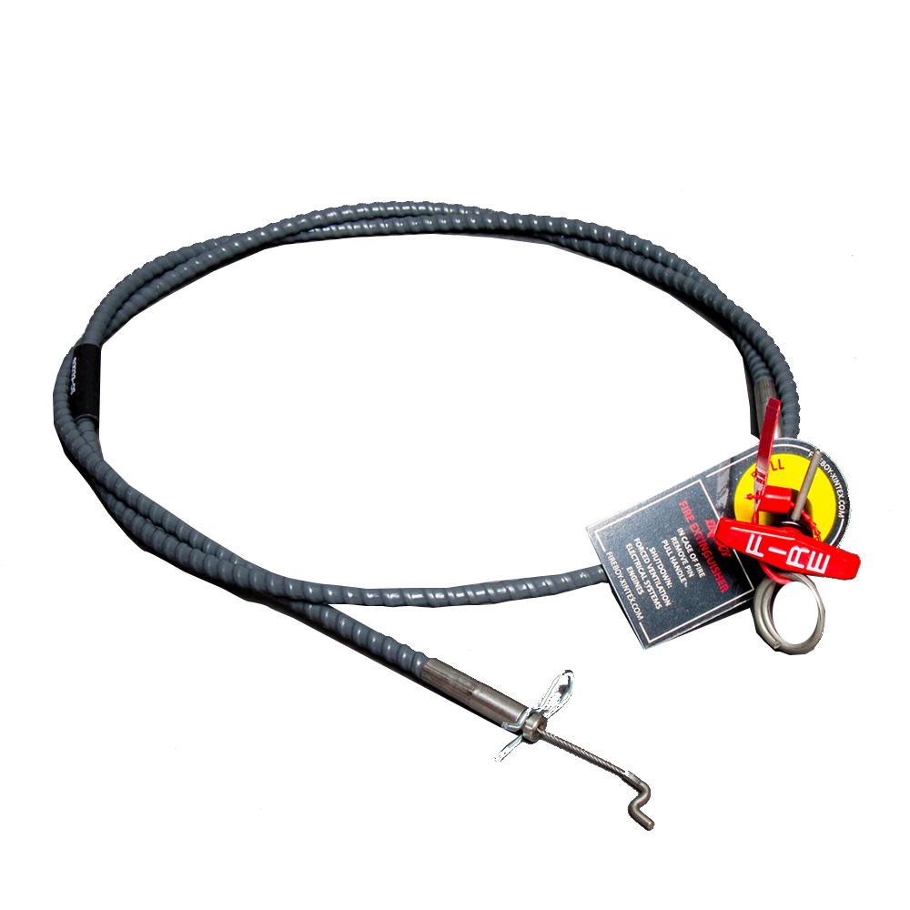 Image 1: Fireboy-Xintex Manual Discharge Cable Kit - 16'