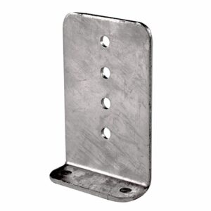 Image 1: C.E. Smith Vertical 90° Bunk Bracket - 5" x 8" - Aluminum
