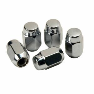 Image 1: C.E. Smith Chrome Acorn Wheel Nuts - 1/2"-20