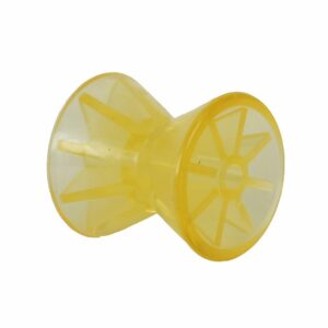 Image 1: C.E. Smith Bow Roller - Yellow PVC - 4" x 1/2" ID