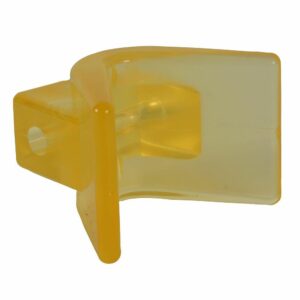 Image 1: C.E. Smith Y-Stop 3" x 3" - 1/2" ID Yellow PVC