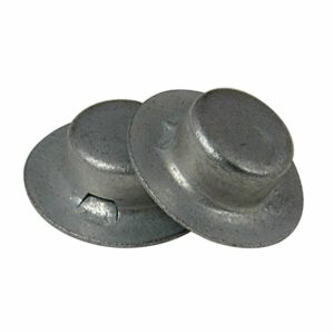Image 1: C.E. Smith Cap Nut - 1/2" 8 Pieces Zinc