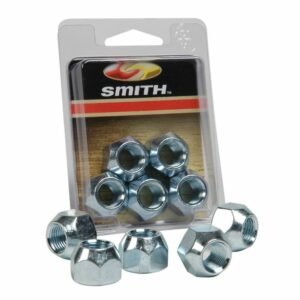 Image 1: C.E. Smith Package Wheel Nuts 1/2" - 20 - 5 Pieces - Zinc