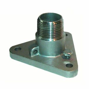 Image 1: GROCO 1-1/4" #316 Stainless Steel NPS to NPT Flange Adapter