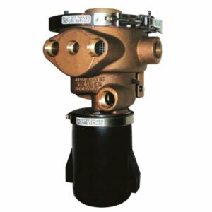 Image 1: GROCO 1-1/2" Inlet Hydromatic Self-Cleaning Strainer - 12V