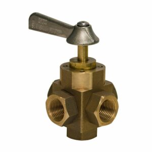 Image 1: GROCO 1/2" 5-Port Tank Selector Valve
