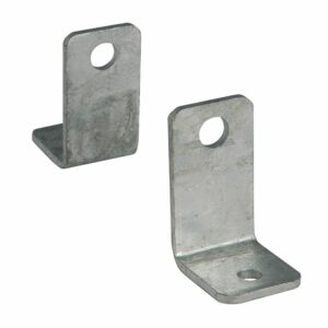 Image 1: C.E. Smith Side Angle "L" Bracket - Pair - Galvanized