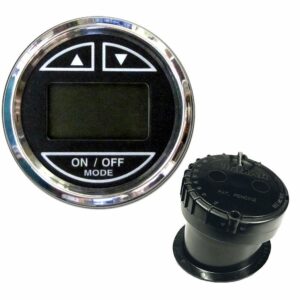 Image 1: Faria Chesapeake Black 2" Depth Sounder w/In-Hull Transducer