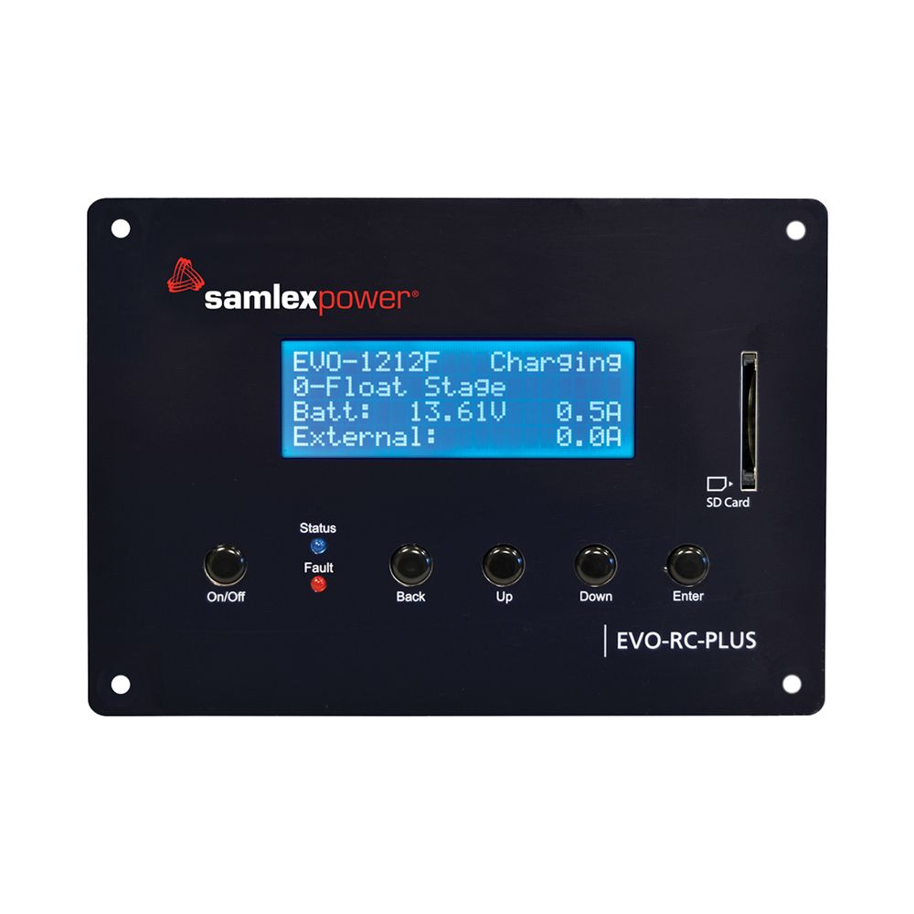 Image 1: Samlex Programmable Remote Control f/Evolution™ F Series Inverter/Charger - Optional
