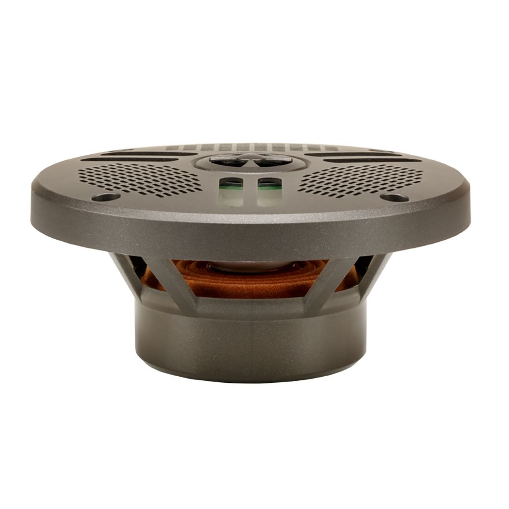 Image 2: Poly-Planar MA-4052LG1 5" 60 Watt LED Self Draining Spa Speaker - Dark Grey