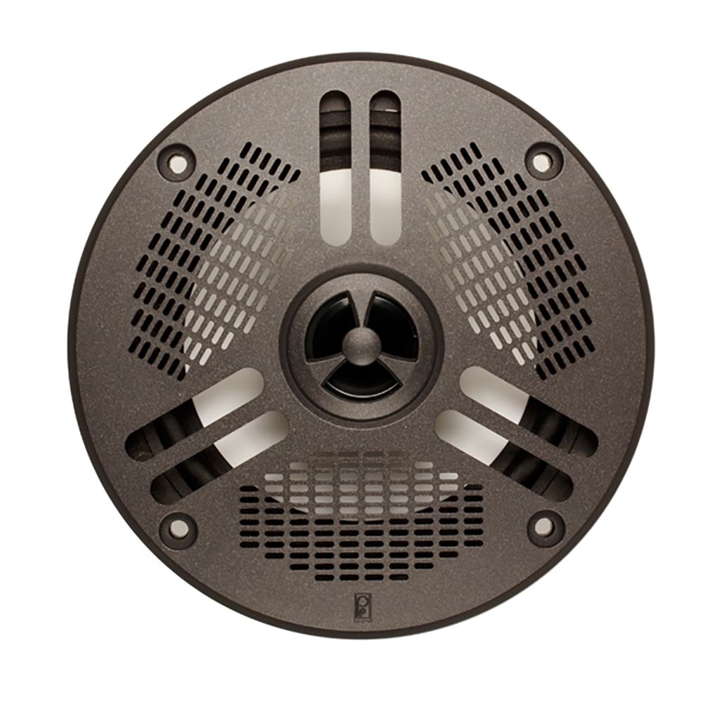 Image 1: Poly-Planar MA-4052LG1 5" 60 Watt LED Self Draining Spa Speaker - Dark Grey