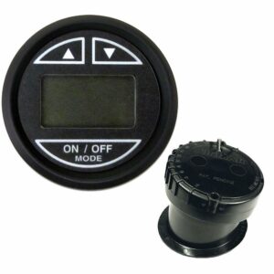 Image 1: Faria Euro Black 2" Depth Sounder w/In-Hull Transducer