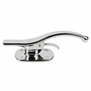 Image 1: Schaefer Transom Door Latch Handle - Catch Plate Included