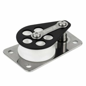 Image 1: Schaefer Series 3 Flat Base/Alum Cheek/Delrin Sheave