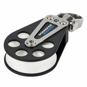 Image 1: Schaefer Single Aluminum Block - 51mm Sheave