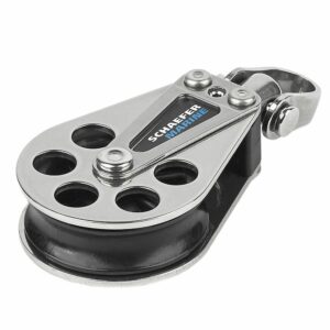 Image 1: Schaefer Single Stainless Steel Block - 51mm Sheave