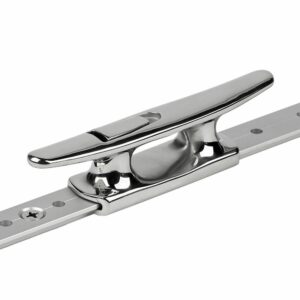 Image 1: Schaefer Mid-Rail Chock/Cleat Stainless Steel - 1-1/4"