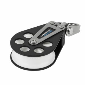 Image 1: Schaefer Single Aluminum Block - 60mm Sheave