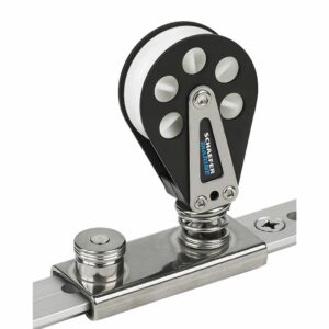 Image 1: Schaefer Spring Loaded/Lined Slide/Aluminum f/1-1/4" T-Track