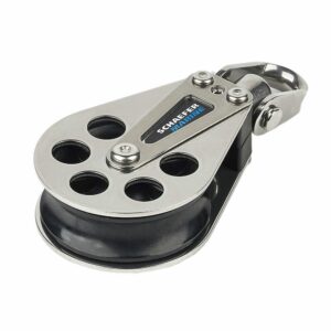 Image 1: Schaefer Single Stainless Steel Block - 60mm Sheave