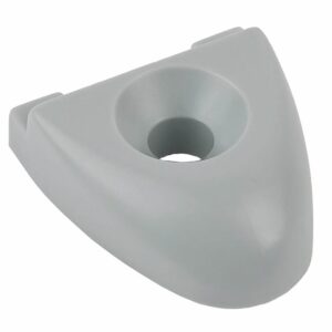 Image 1: SChaefer T-Track Endstop for 1-1/4" Track - Grey
