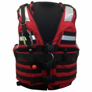 Image 1: First Watch HBV-100 High Buoyancy Rescue Vest - Red/Black - XL to 3XL