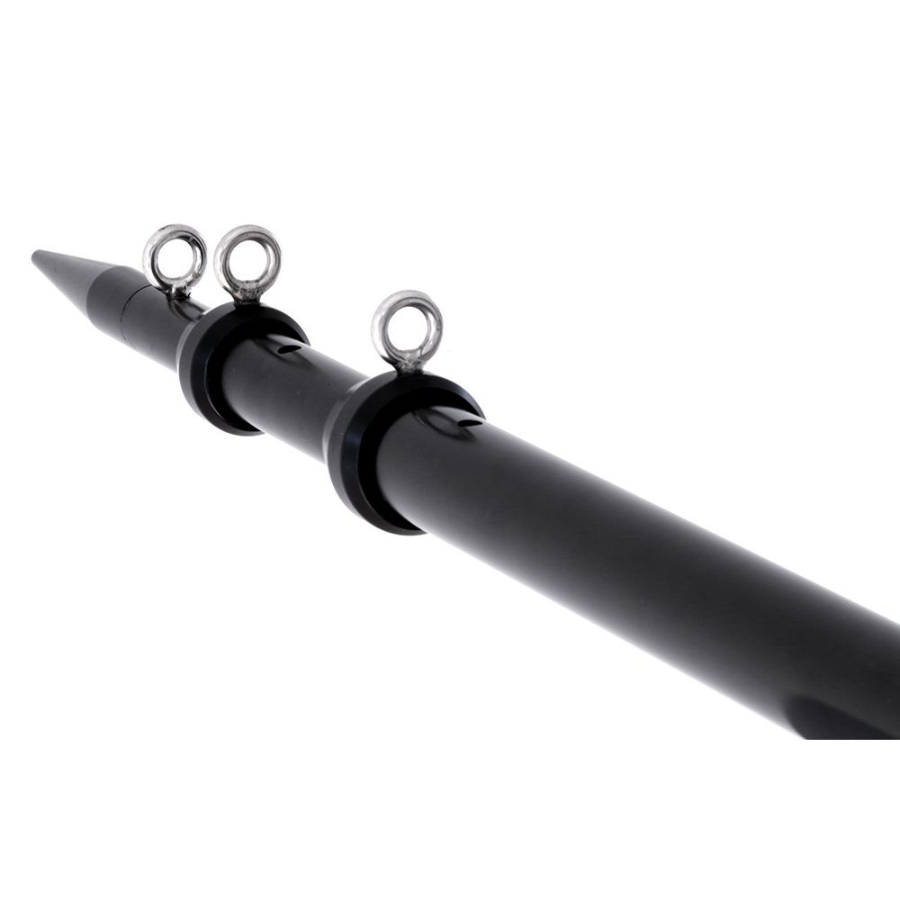 Image 1: Tigress XD Telescoping Aluminum Center Rigger Pole - 8' - Black