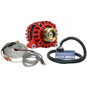 Image 1: Balmar Alternator Vortec K6 Serpentine Pulley Regulator & Temp Sensor - 170A - 12V