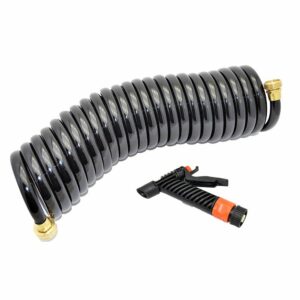 Image 1: Johnson Pump Washdown Spray Pistol Connector w/25' Hose