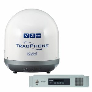 Image 1: KVH TracPhone® V3-HTS Ku-Band 14.5" mini-VSAT
