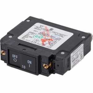 Image 1: Blue Sea 7455 UL-489 Circuit Breaker - 10A Flat Rocker