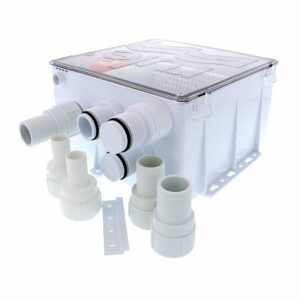 Image 1: Rule Shower Drain Box w/1100 GPH Pump - 24V