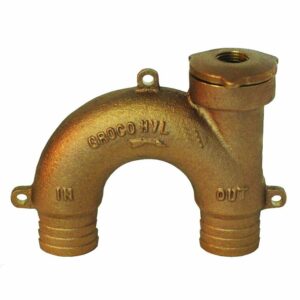 Image 1: GROCO Bronze Vented Loop - 3/4" Hose