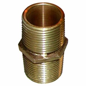 Image 1: GROCO Bronze Pipe Nipple - 3/4" NPT