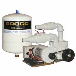 Image 1: GROCO Paragon Junior 12v Water Pressure System - 1 Gal Tank - 7 GPM