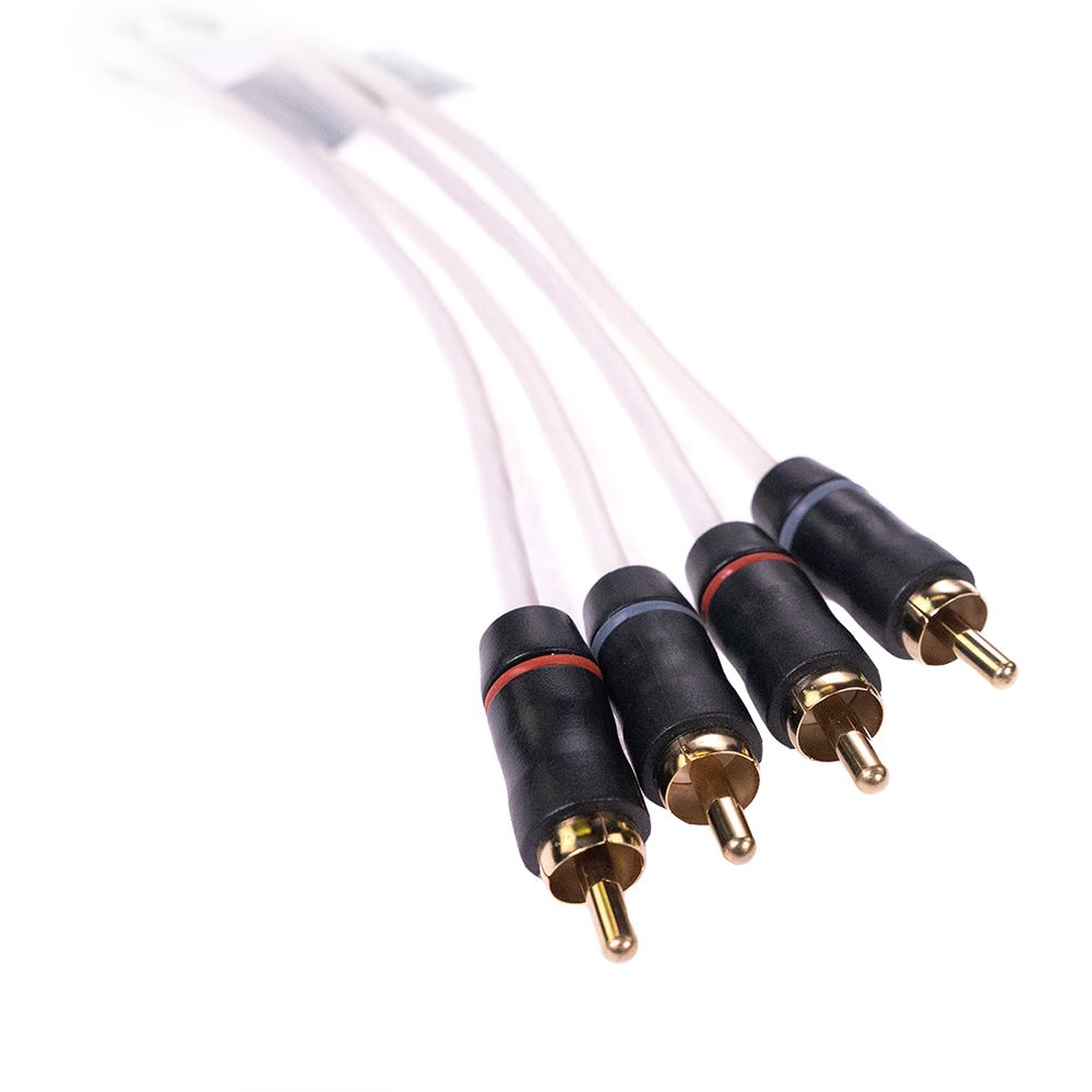 Image 1: Fusion Performance RCA Cable - 4 Channel - 6'
