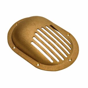 Image 1: GROCO Bronze Clam Shell Style Hull Strainer w/Mount Ring f/Up To 2-1/2" Thru Hull